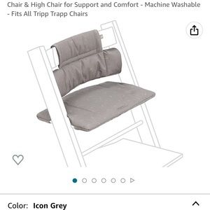 Stokke trip trapp grey icon seat cushion